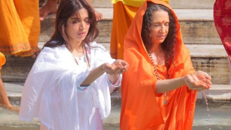 Bhumi Pednekar’s Spiritual Journey: A Soulful Retreat at Parmarth Niketan Ashram
