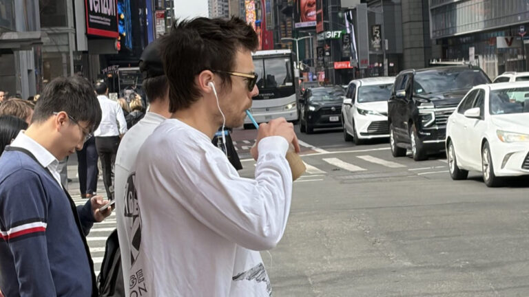 Harry Styles Spotted Walking Alone in New York Ahead of ‘Saturday Night Live’ Hosting Gig