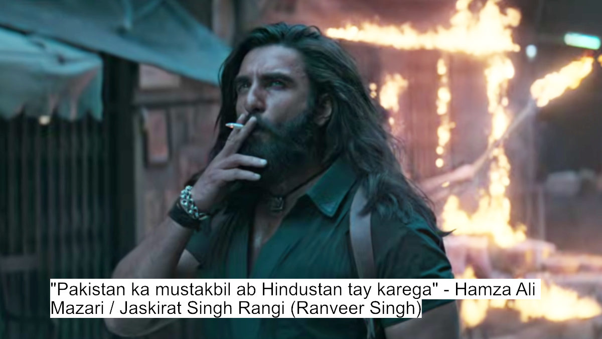 "pakistan ka mustakbil ab hindustan tay karega" - hamza ali mazari / jaskirat singh rangi (ranveer singh)