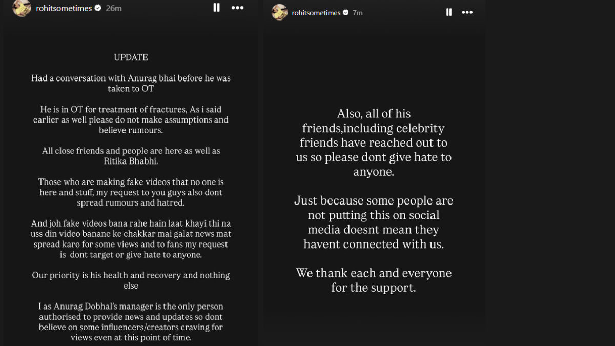 rohit pandey instagram story