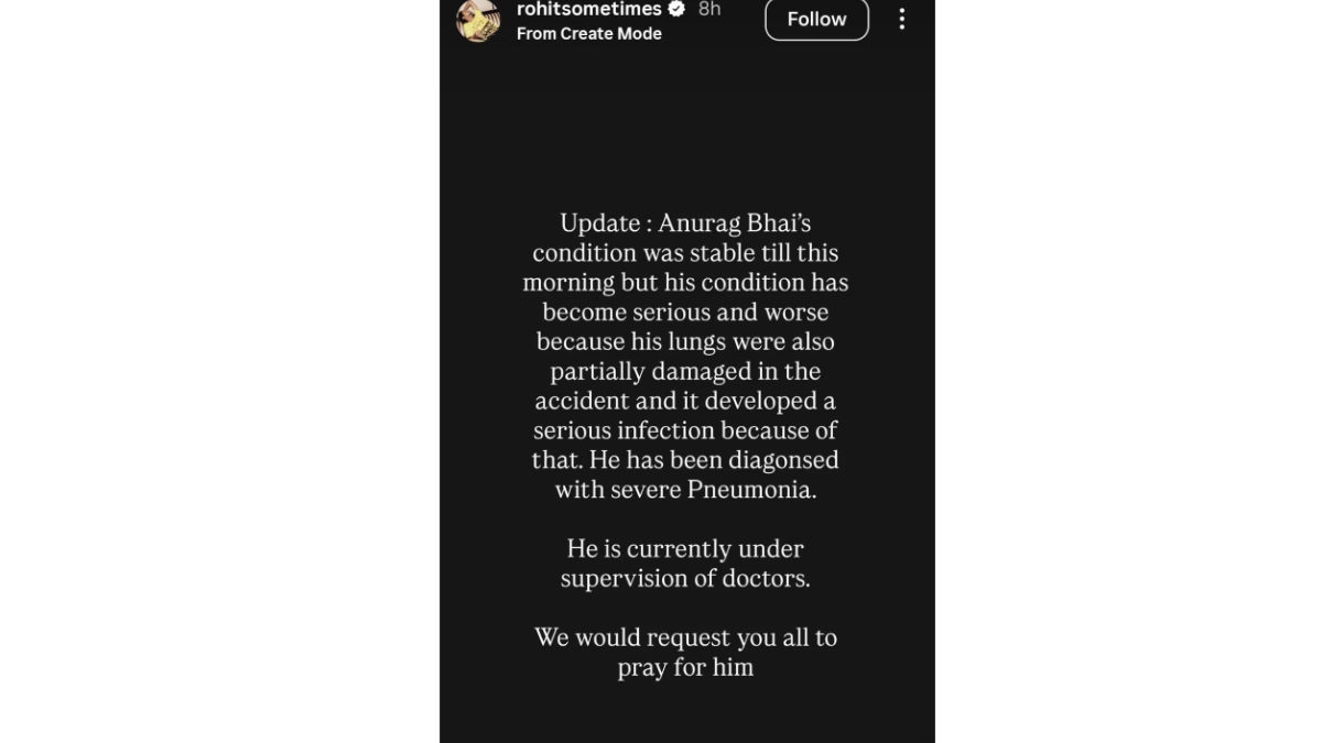 rohit pandey_pic courtesy instagram story