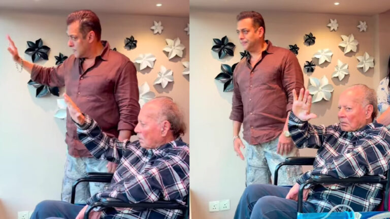 Salim Khan Makes First Public Appearance After Health Scare With Salman Khan