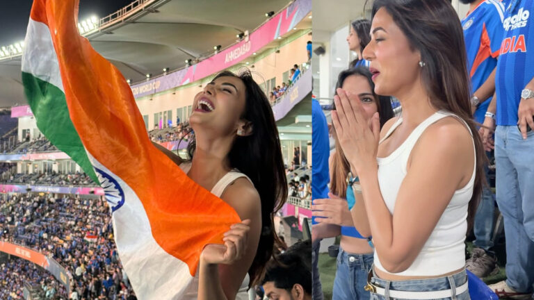 Sonal Chauhan Gets Surprised as T20 World Cup Crowd Sings ‘Zara Sa Dil Mein Jagah Tu’