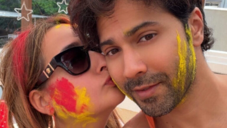 Varun Dhawan’s Romantic Holi Moment with Natasha Dalal Goes Viral!