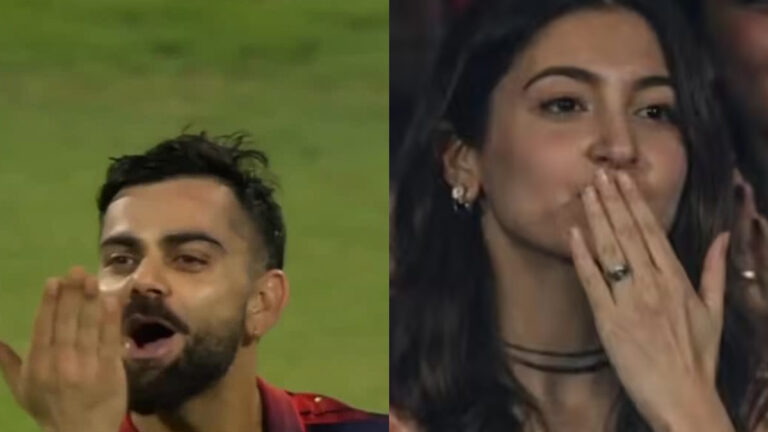 Virat Kohli Blows Kisses, Anushka Sharma Reacts and Fans Cannot Stay Calm