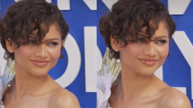 Zendaya Blushes After Photographers Call Her “Mrs. Holland” on Red Carpet