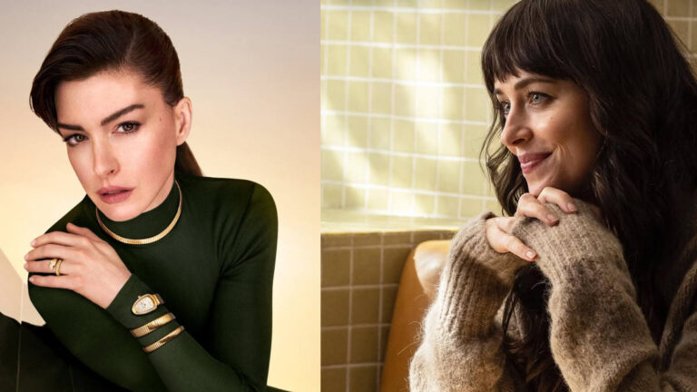 Anne Hathaway Turns Dark! Kisses Dakota Johnson in Haunting Verity First Look