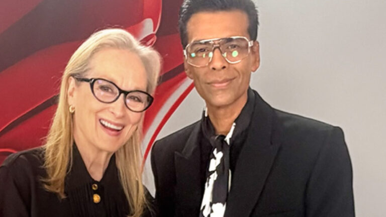 Karan Johar Has A Funny Moment With Meryl Streep Fans Are Loving It