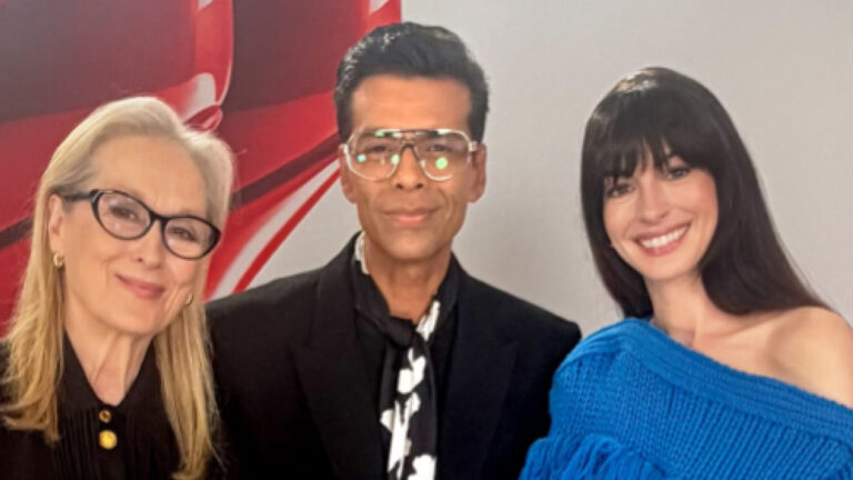 Karan Johar Meets Meryl Streep And Anne Hathaway In Tokyo