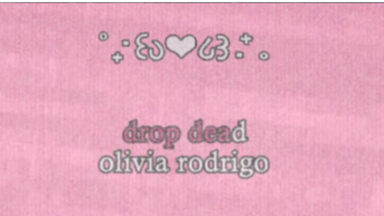 Olivia Rodrigo – drop dead Song Lyrics