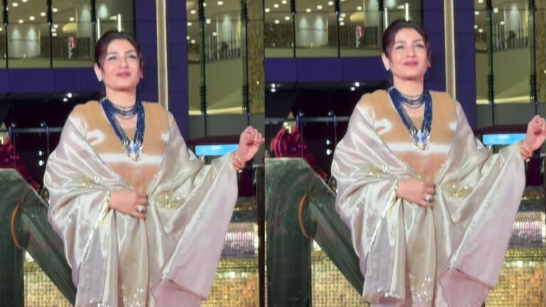 Raveena Tandon Adds Glamour to Ambani Family Celebration