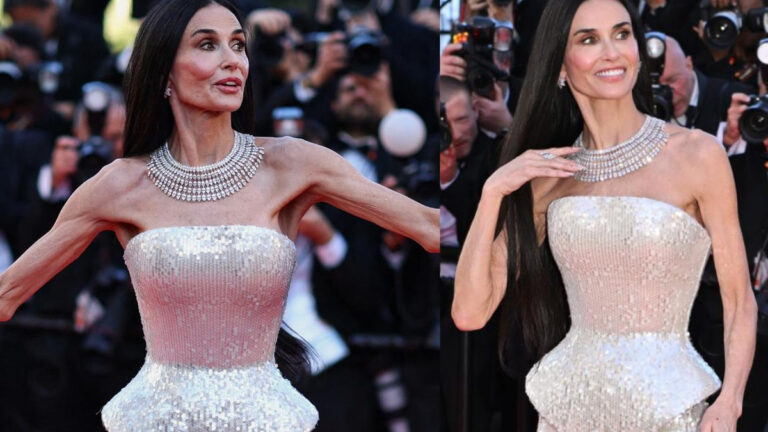 Demi Moore Turns Heads At Cannes 2026 But Fans Are Divided Over Her Look
