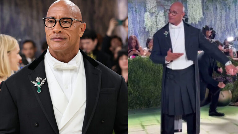 Dwayne Johnson Turns Heads In Skirt And Tailcoat Ensemble At Met Gala 2026