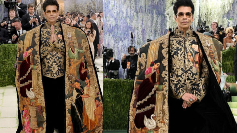 Karan Johar Shares Heartfelt Note After First Met Gala Appearance With Moving Canvas Outfit