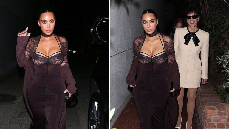 Kim Kardashian Steps Out With Kris Jenner Amid Big Week For SKIMS