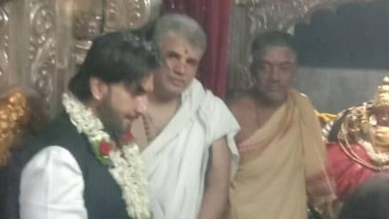 Ranveer Singh Visits Temple After Kantara Controversy and Bollywood Ban Drama
