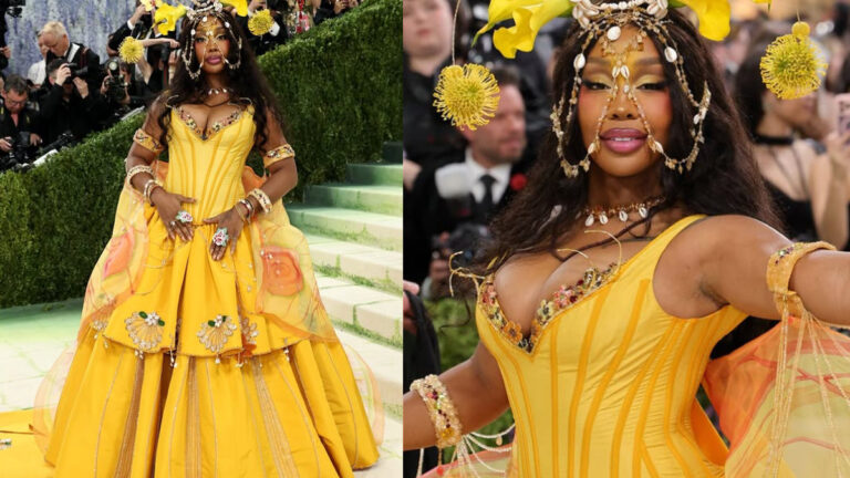 SZA Turns Heads At Met Gala 2026 With Unique 100 Yard Outfit