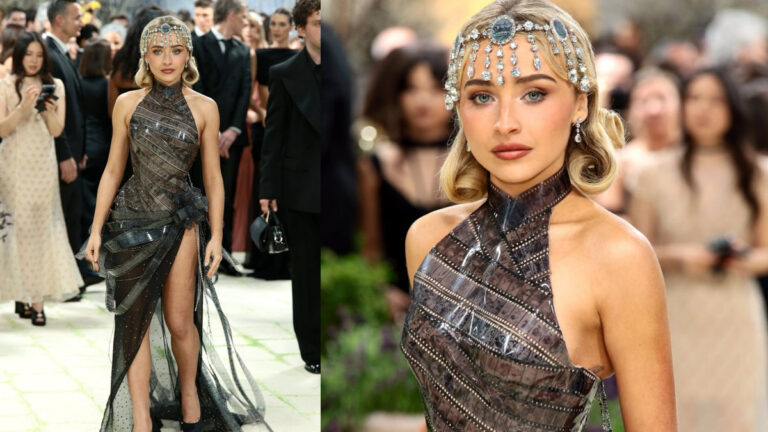 Sabrina Carpenter Channels Classic Hollywood In Dior Gown At Met Gala 2026