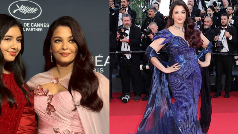Too Cute! Aaradhya Can’t Stop Smiling As Aishwarya Rai Signs Autographs for Fans at Cannes