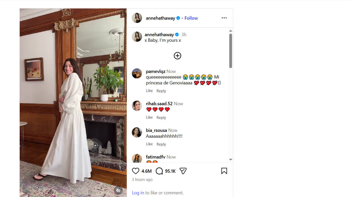 anne hathaway shuts down pregnancy rumors