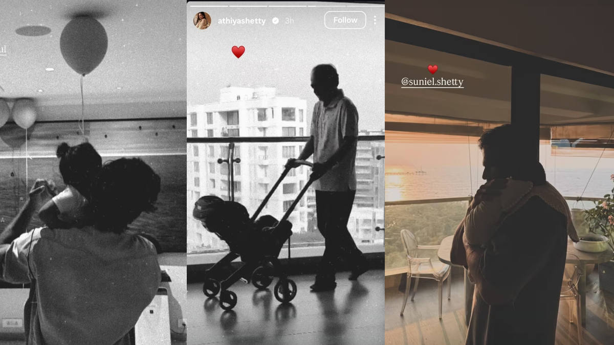 athiya shetty shares rare family moments on father’s day