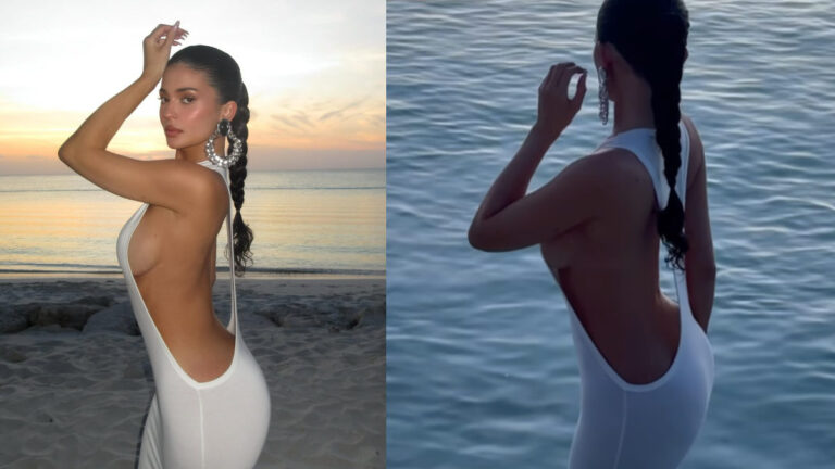 Kylie Jenner Makes A Statement In Eye Catching Vacation Outfit