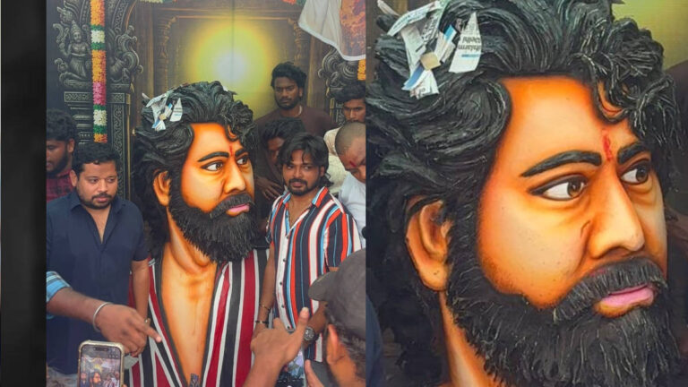 Ram Charan Fans Unveil Special Peddi Statue but the Internet Spots One Big Problem