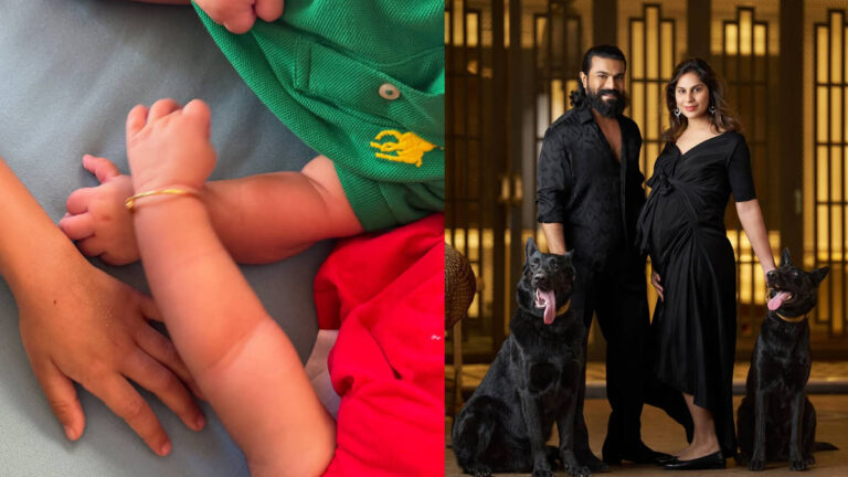 Ram Charan and Upasana Konidela Finally Share First Glimpse of Their Twins