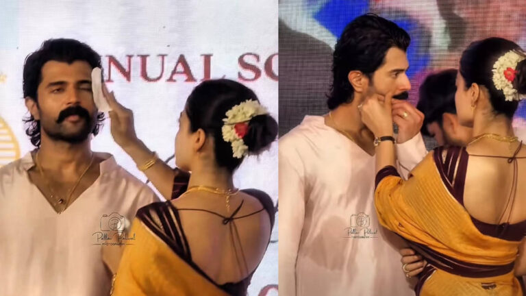 Rashmika Mandanna’s Sweet Gesture for Vijay Deverakonda Steals Hearts at Public Event