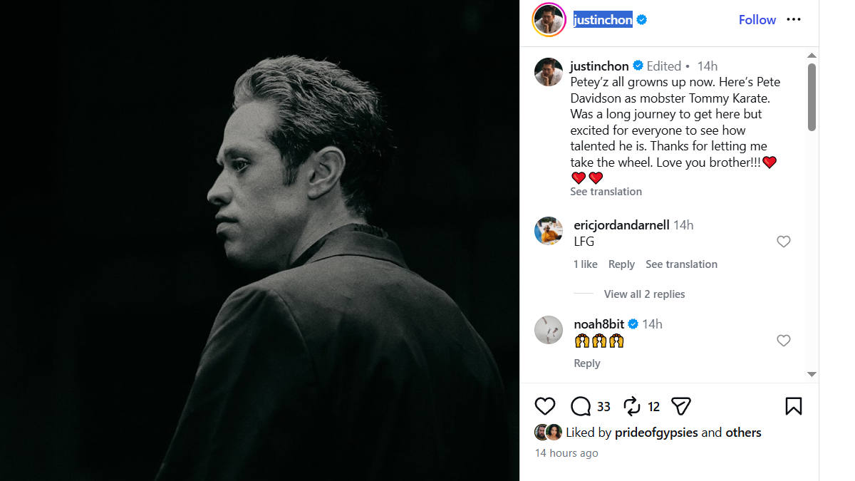 fans shocked by pete davidson’s dramatic transformation for dark crime thriller tommy karate