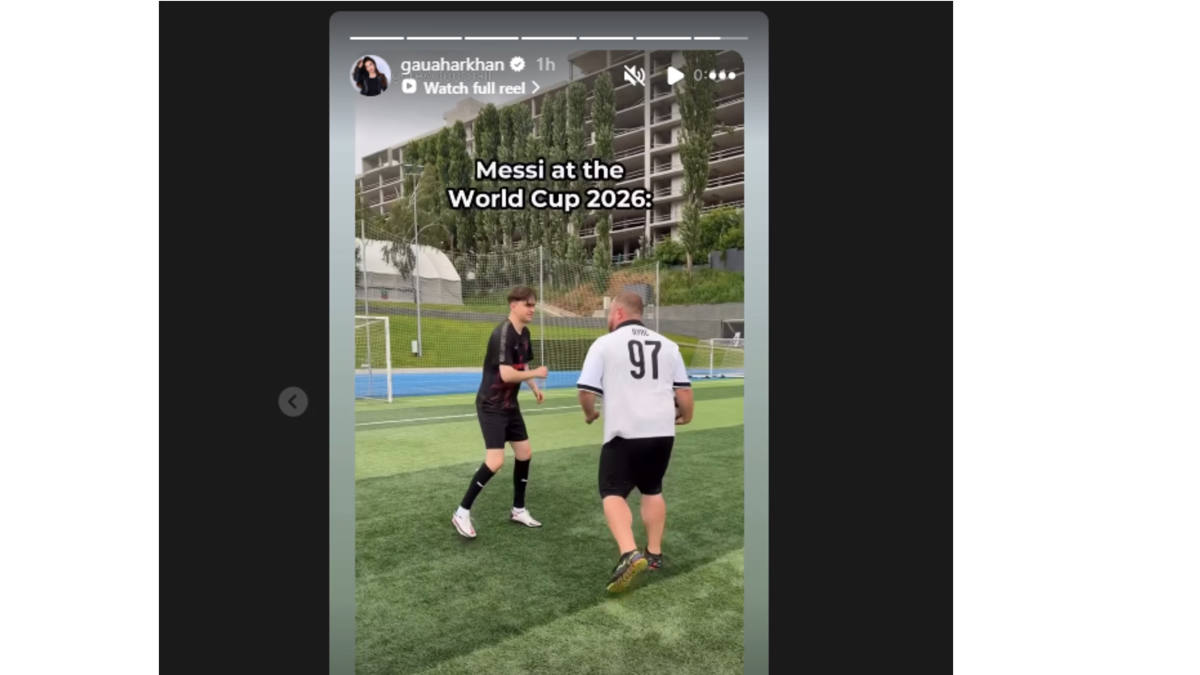 Gauahar Khan Mocks Lionel Messi Again After Egypt'S Controversial World Cup Exit 1 gauahar khans post
