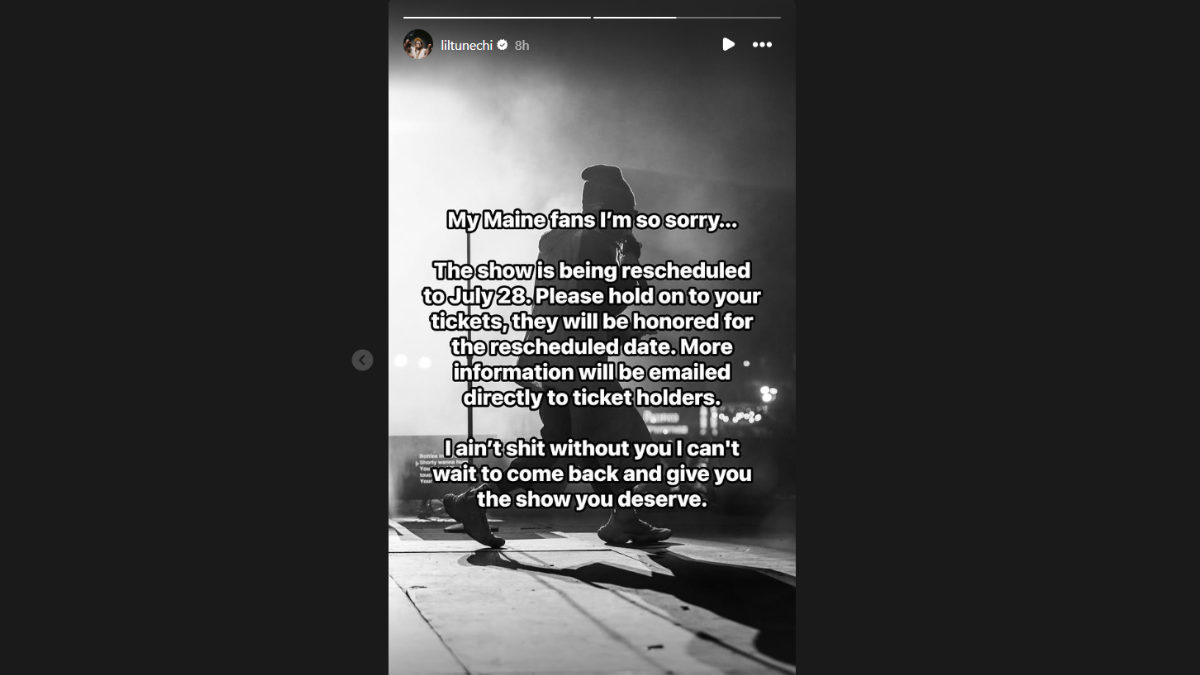 lil wayne apologises after missing opening night of carter classics tour