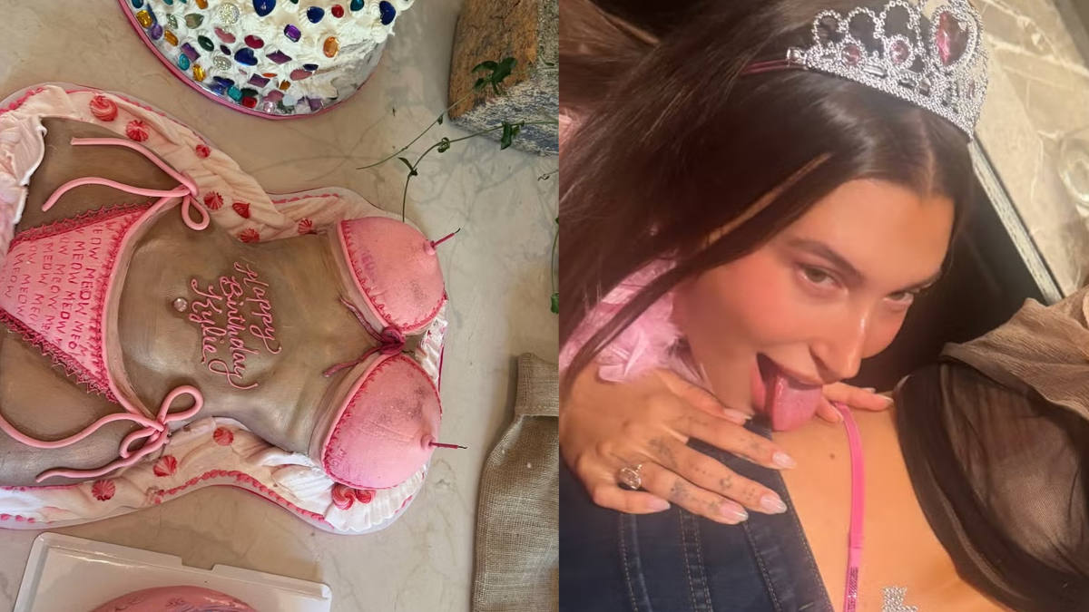 Kylie Jenner Celebrates 29Th Birthday With Hailey Bieber And A Very Pink Party 2 kylie jenner turns 29 in a wild pink princess kitty birthday bash