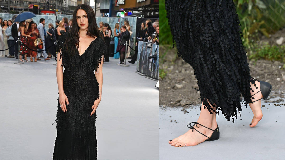 Margaret Qualley Turns Heads In Chanel’s ‘Barefoot’ Sandals At The Dog Stars Premiere