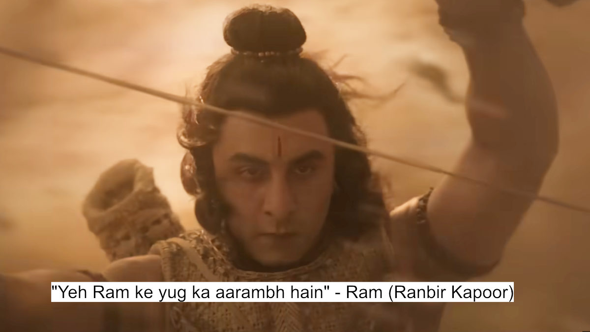 "yeh ram ke yug ka aarambh hain" - ram (ranbir kapoor)